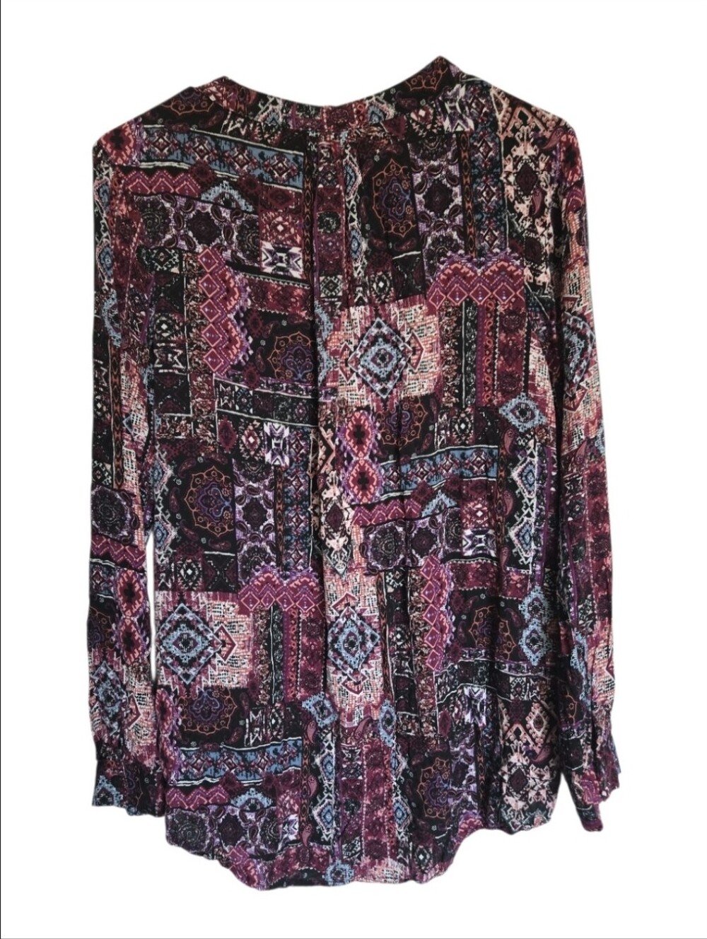 Bailey & Chloe bohemian blouse-M #055 - Picture 3 of 7
